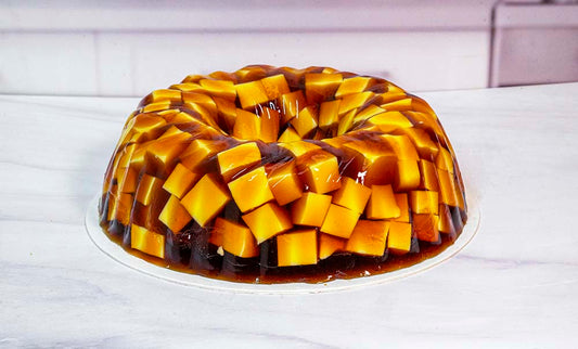 Gelatina de Jerez con Rompope