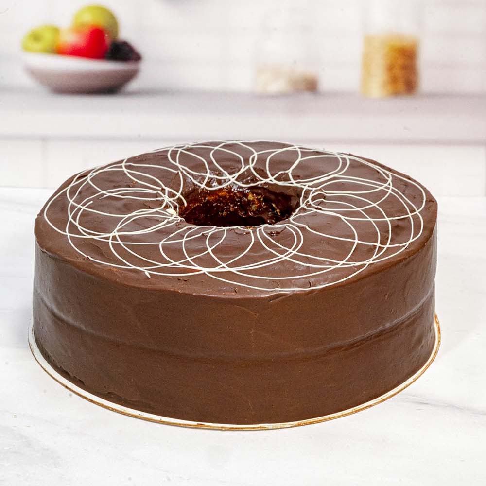 Rosca de Vainilla cubierta de Chocolate